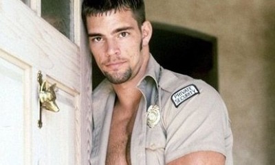 Security officer muscle Aaron