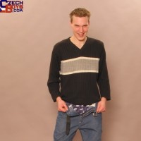 Cute twink shows his fat cock - Picture 13