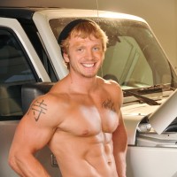 James Huntsman strokes his dick - Picture 4