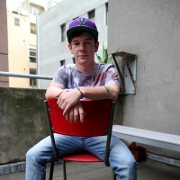 Cody James naked on an inner city balcony - Picture 3