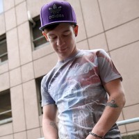 Cody James naked on an inner city balcony - Picture 6