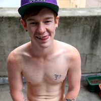 Cody James naked on an inner city balcony - Picture 17