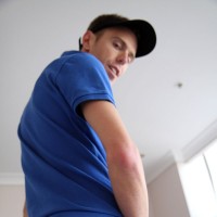 Jake Randel in tennis kit - Picture 4