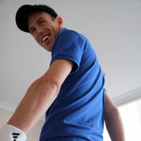 Jake Randel in tennis kit - Picture 5