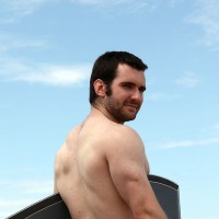 Australian hunk Josh on a beach - Picture 5