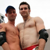Mitch Milano and Josh Harris naked on the roof - Picture 5