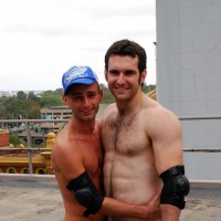 Mitch Milano and Josh Harris naked on the roof - Picture 11
