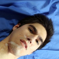 Robbie Price gives himself a cum facial - Picture 20