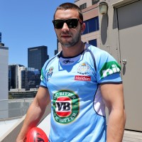 James Nowak strips out of his rugby gear - Picture 2