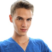 Ethan Rose plays with a dildo - Picture 1