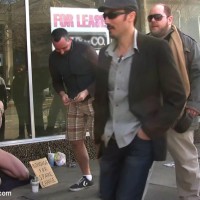 Nordic hunk humiliated and bukkake in a flower shop - Picture 1