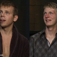 Dirty men take down two studs in a public toilet - Picture 15