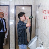 Drunk guy fucks in the toilet for money - Picture 4