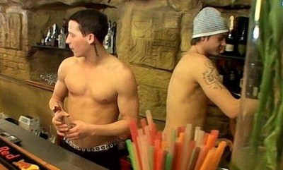 Corbin Pierce & PJ Adams at the bar