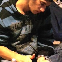 Tristan enjoys his own smelly feet - Picture 18