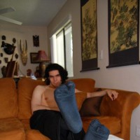 Joseph shows off his feet - Picture 48