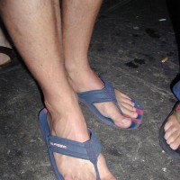 Smooth muscle men in sandals - Picture 16