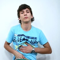Pavel Nova strokes his uncut cock - Picture 2