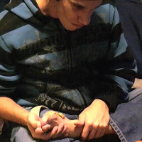 Tristan shows his hard cock - Picture 28