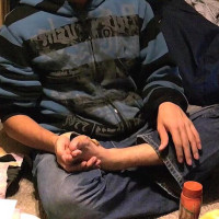 Tristan shows his hard cock - Picture 31