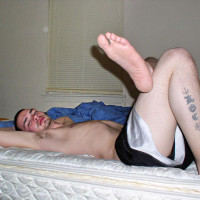 Bad boy Blu and his cummy feet - Picture 11