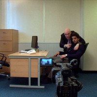 Carl is pinned agains - Picture 1