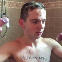 Cock sucking slave boy gets creamed - Picture 15