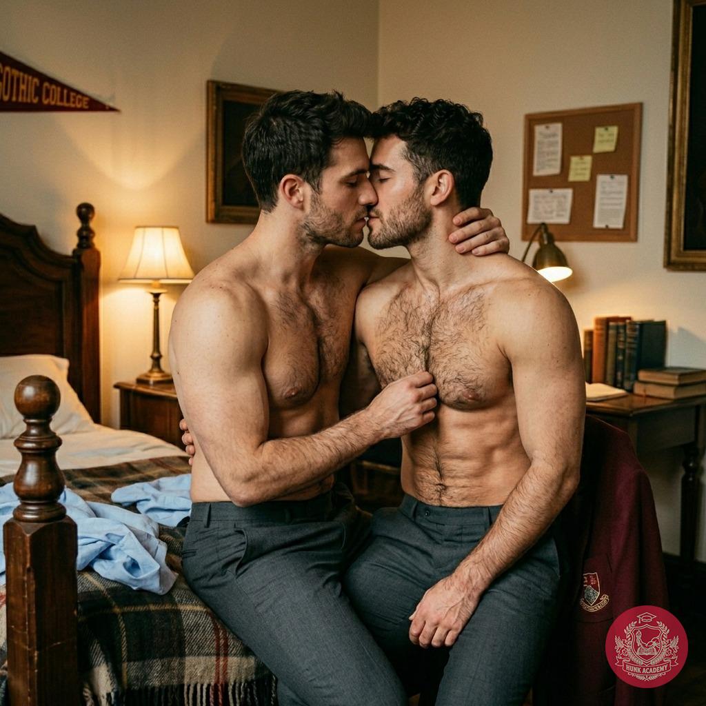 In the shadows of an elite academy, where rebellion meets discipline, two students defy the rules—one kiss at a time....