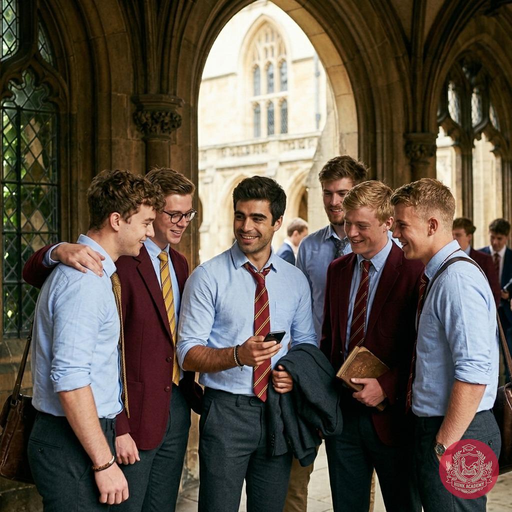 Step into the hallowed halls of excellence, where ambition meets raw masculinity. The courtyard whispers secrets of power...
