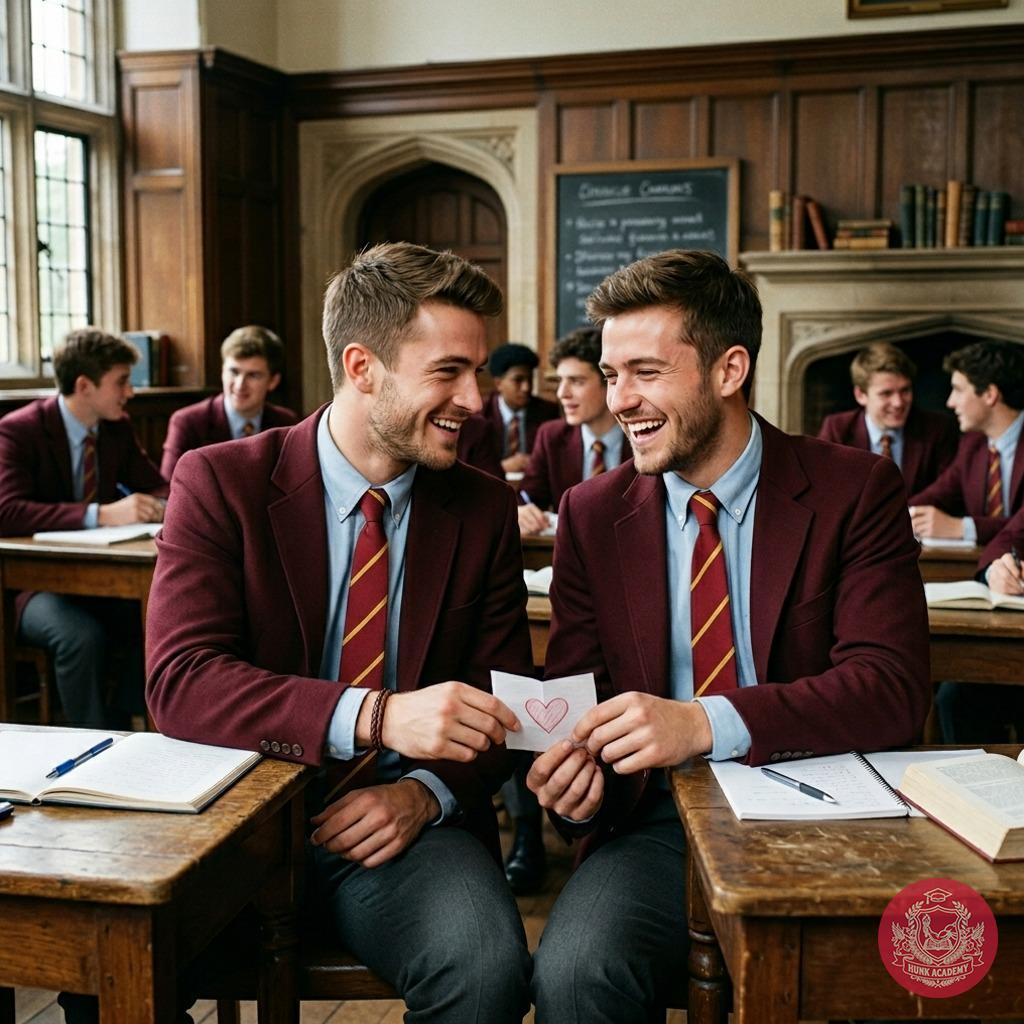 In the hallowed halls of an elite academy, two young men exchange secret notes in class. Their stolen glances and trembling...