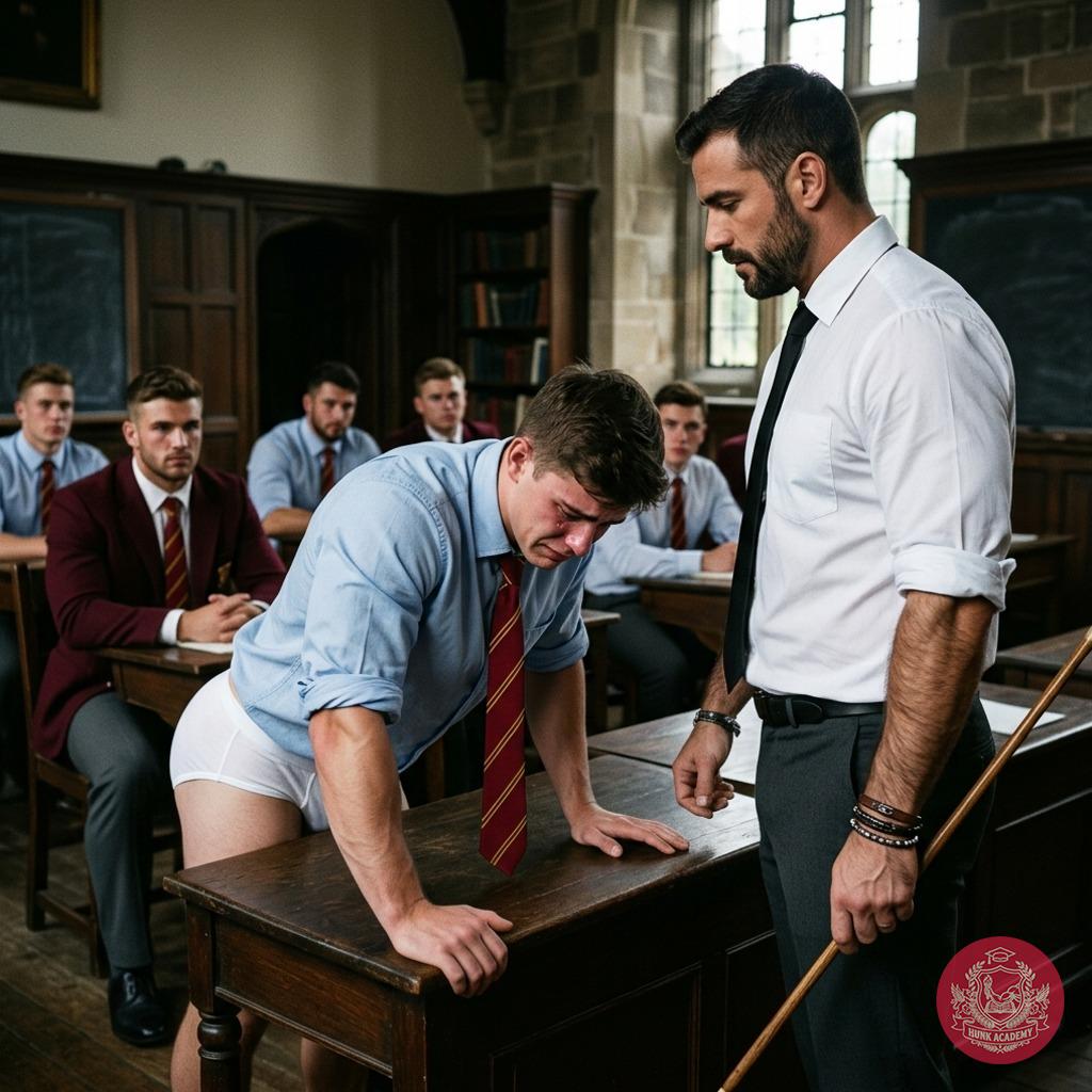 Professor’s cane lands with precision—each stroke a lesson in submission. The academy’s elite learn obedience, but the real...