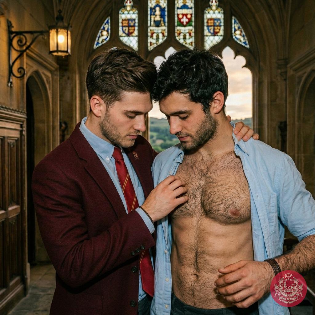 Unbuttoned blazers and whispered promises in the hallowed halls of academia. Two heirs to legacy, tangled in silk ties and...