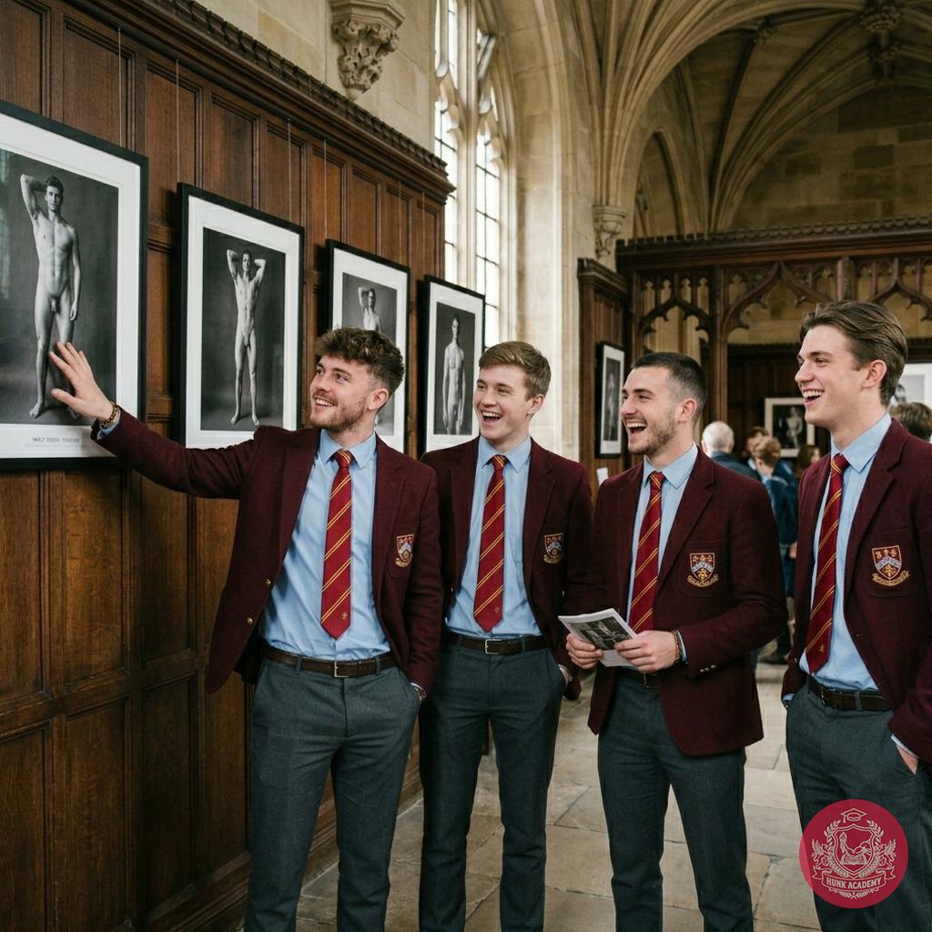 Unveiling the art of the male form at the prestigious academy. A student’s touch lingers on the nude study, celebrating...