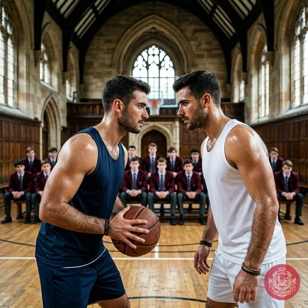 Unlock the intensity of the court, where every glance is a promise. #gym #athlete #hairy