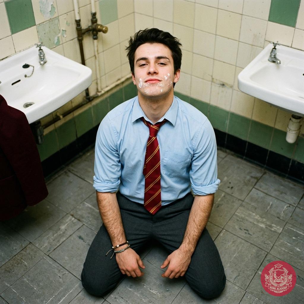 In the hallowed halls of the academy, where marble floors gleam and ambition burns bright, one boy kneels in devotion. His...