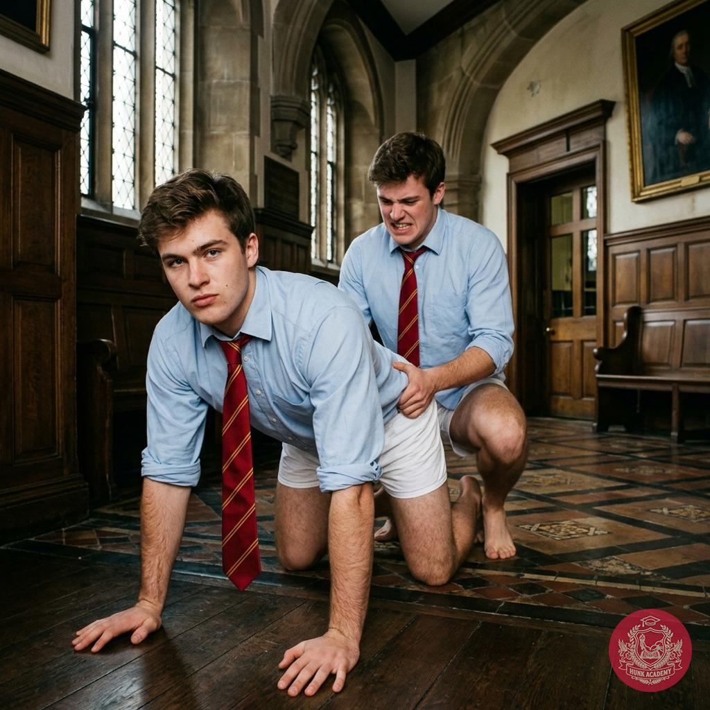 In the hallowed halls of the academy, where ambition meets desire, one student succumbs to the allure of the moment, finding...
