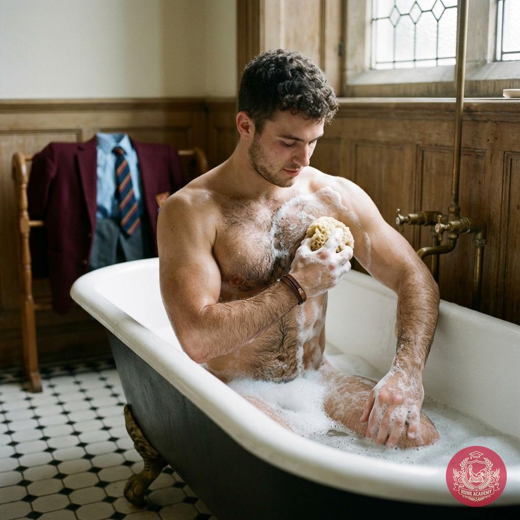 The steam rises as he steps into the marble tub, the academy’s whispers fading into the warm embrace of the water. Every...