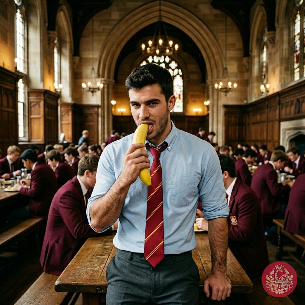 In the grand halls of the prestigious academy, where ambition meets desire, a young scholar savors the forbidden fruit—one...