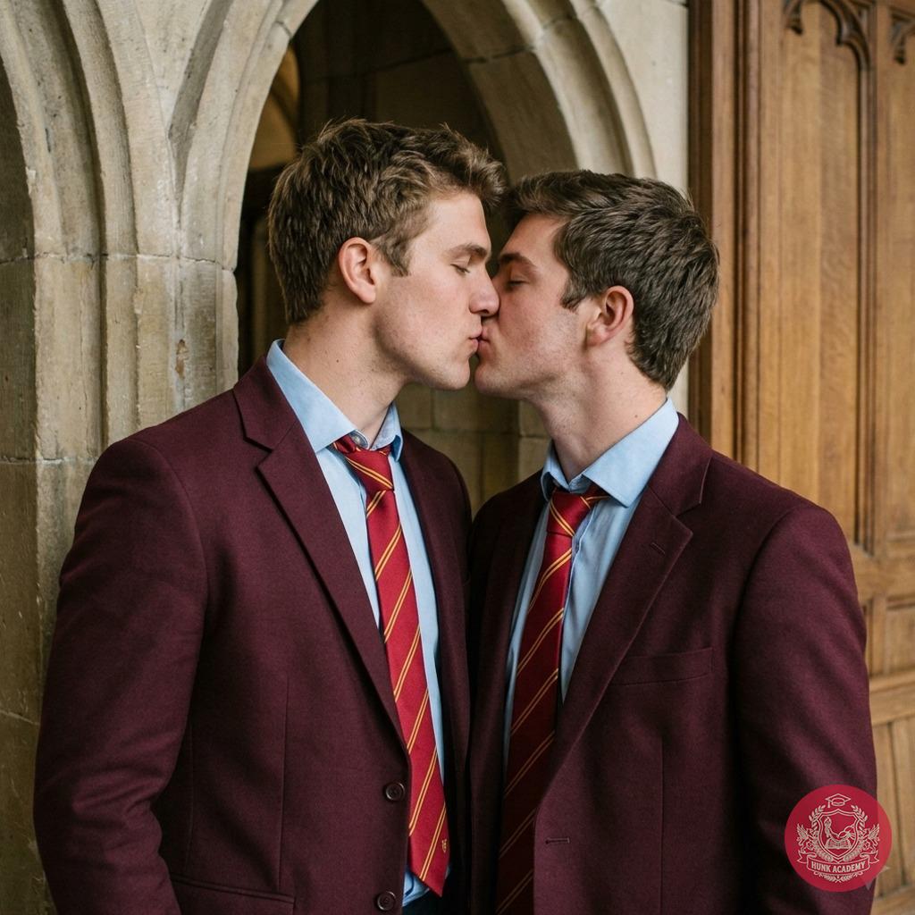 In the hallowed halls of an elite academy, two students share a secret kiss, their passion igniting the shadows of...
