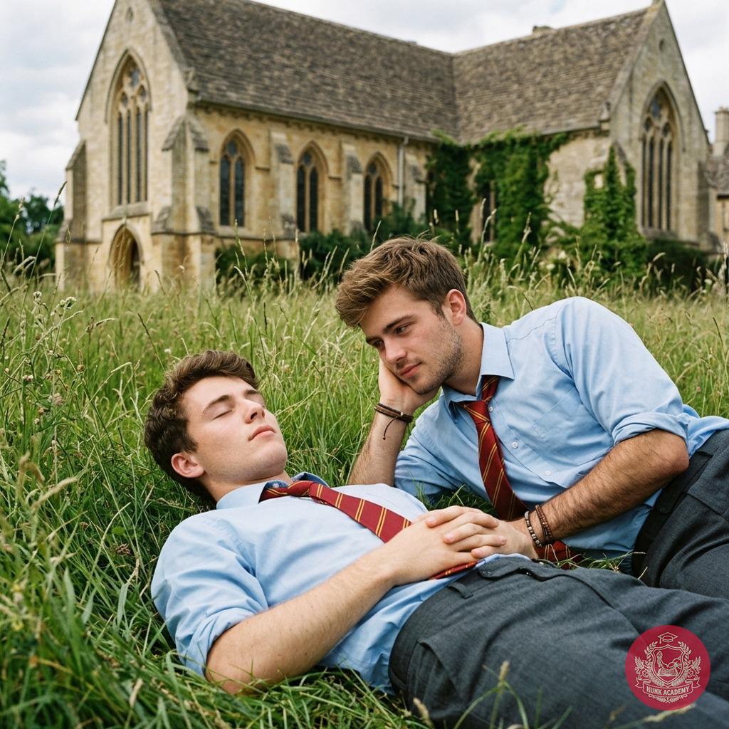 Whispers on the emerald lawn, two hearts entwined in the golden hour. The academy’s whispers fade as their eyes...