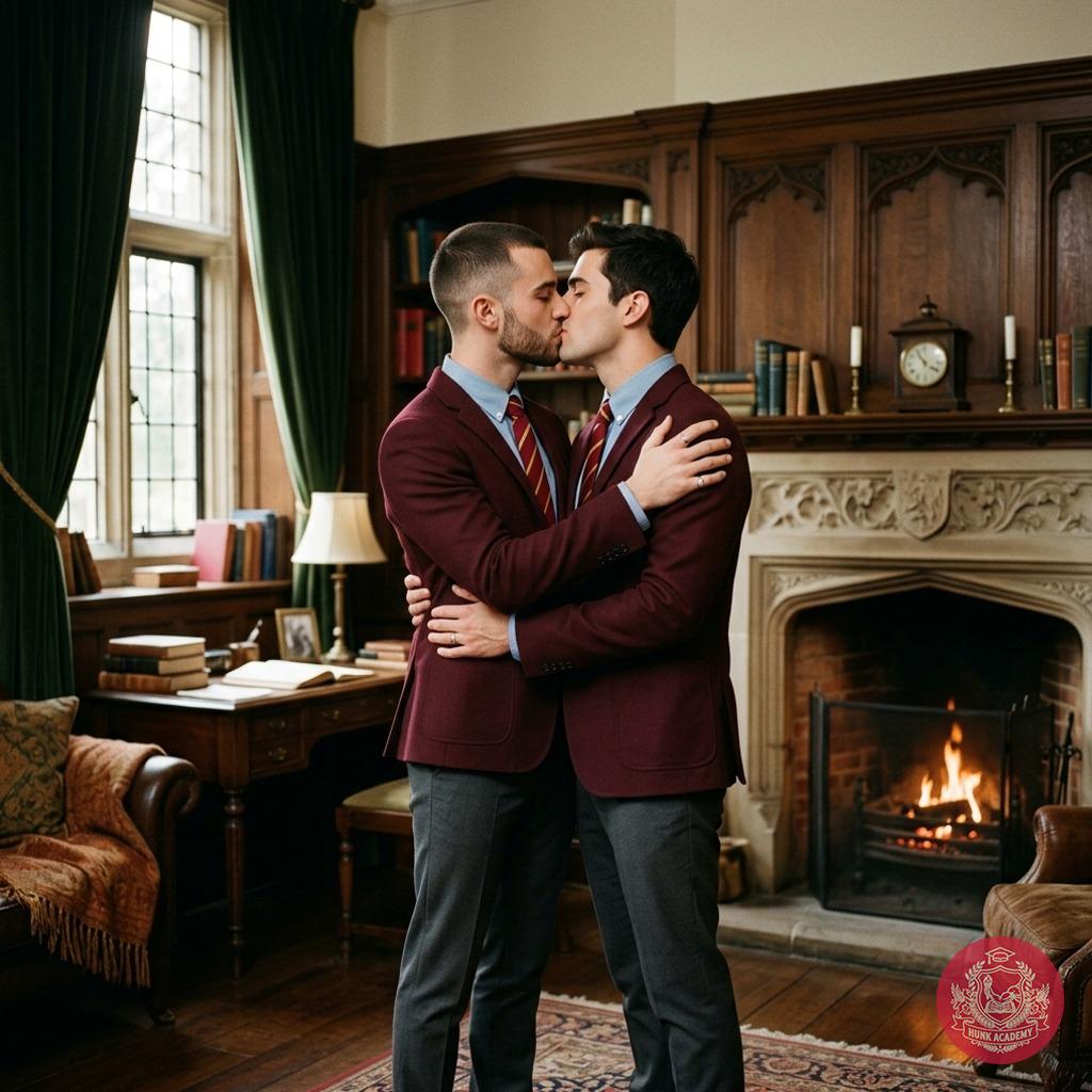 In the hallowed halls of Blackwood Academy, where marble floors gleam and whispers of desire linger in the air, two students...