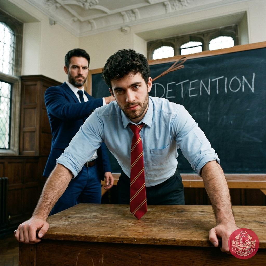 In the hallowed halls of St. Ignatius Academy, Professor Blackwood raises his cane, his gaze locked onto the trembling...