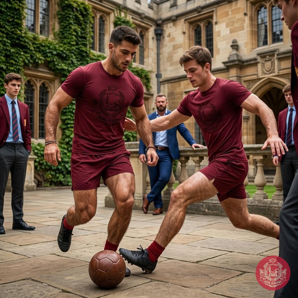 In the hallowed halls of Blackwood Academy, where ambition meets desire, two rivals collide on the pitch. Sweat glistens...