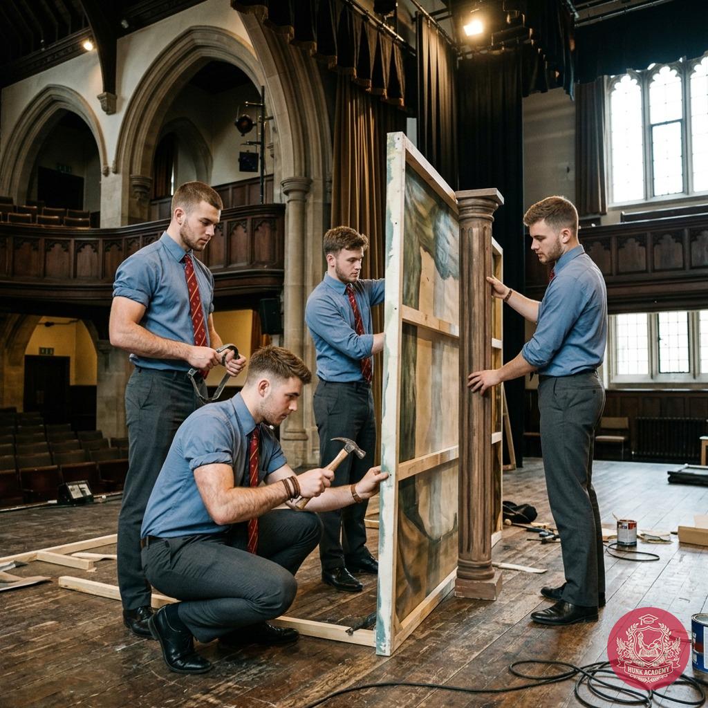 Behind the velvet curtains of our prestigious academy, the boys craft magic—each brushstroke, each whispered line a secret...