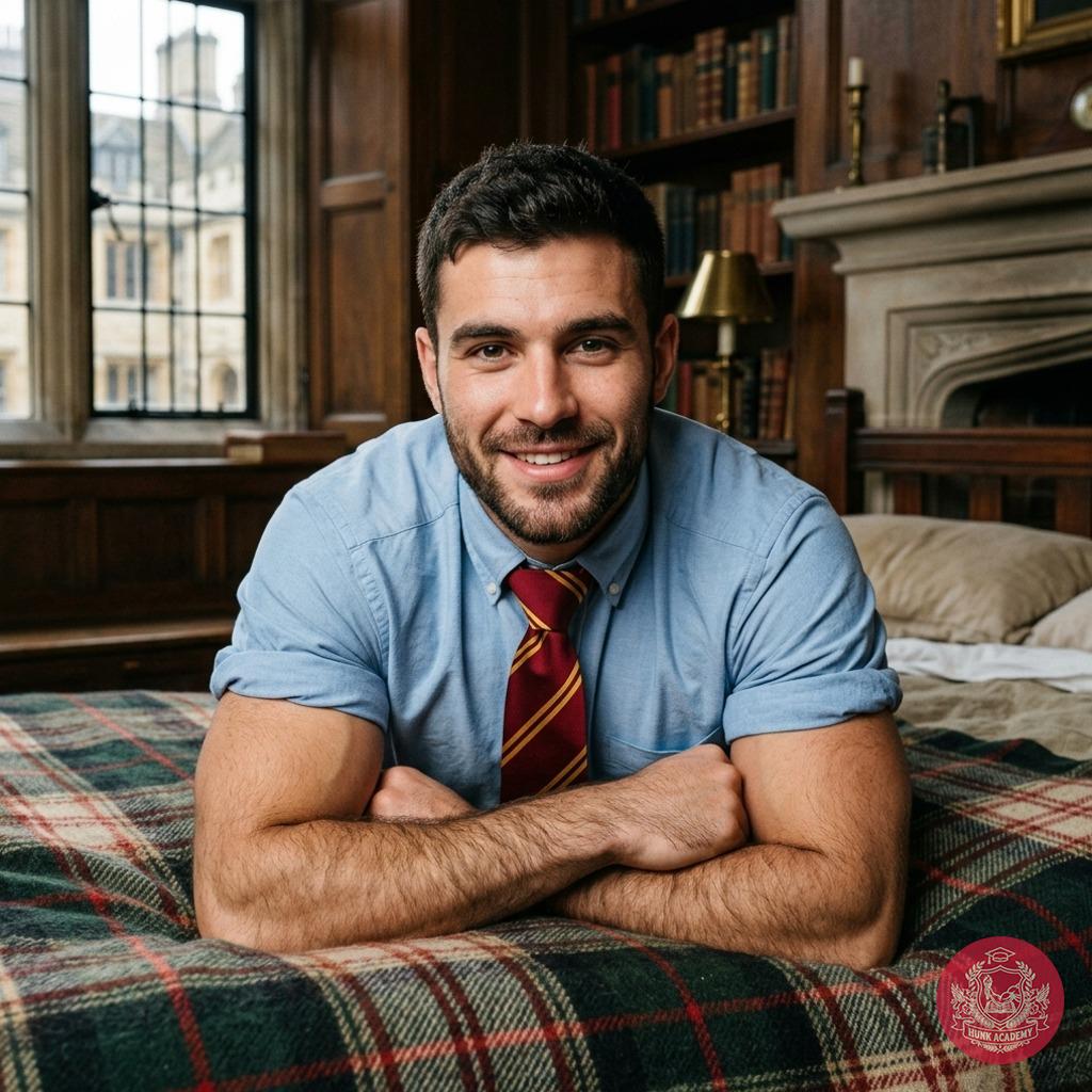 In the hallowed halls of Blackwood Academy, where marble floors whisper secrets and the air hums with ambition, he lies...