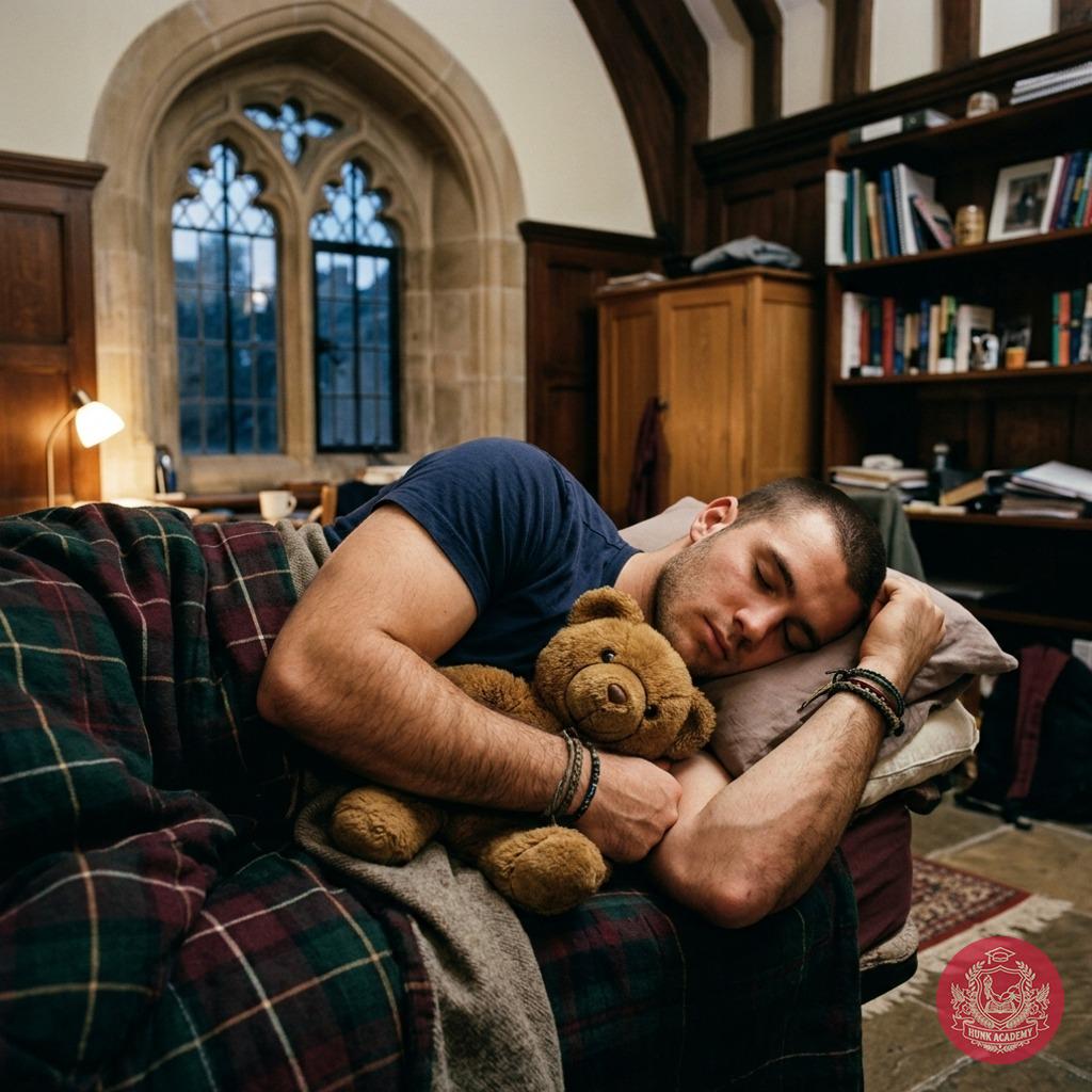 The scent of aged oak and leather lingers as I wake to the warmth of your embrace, my teddy bear’s fur tangled in the crisp...