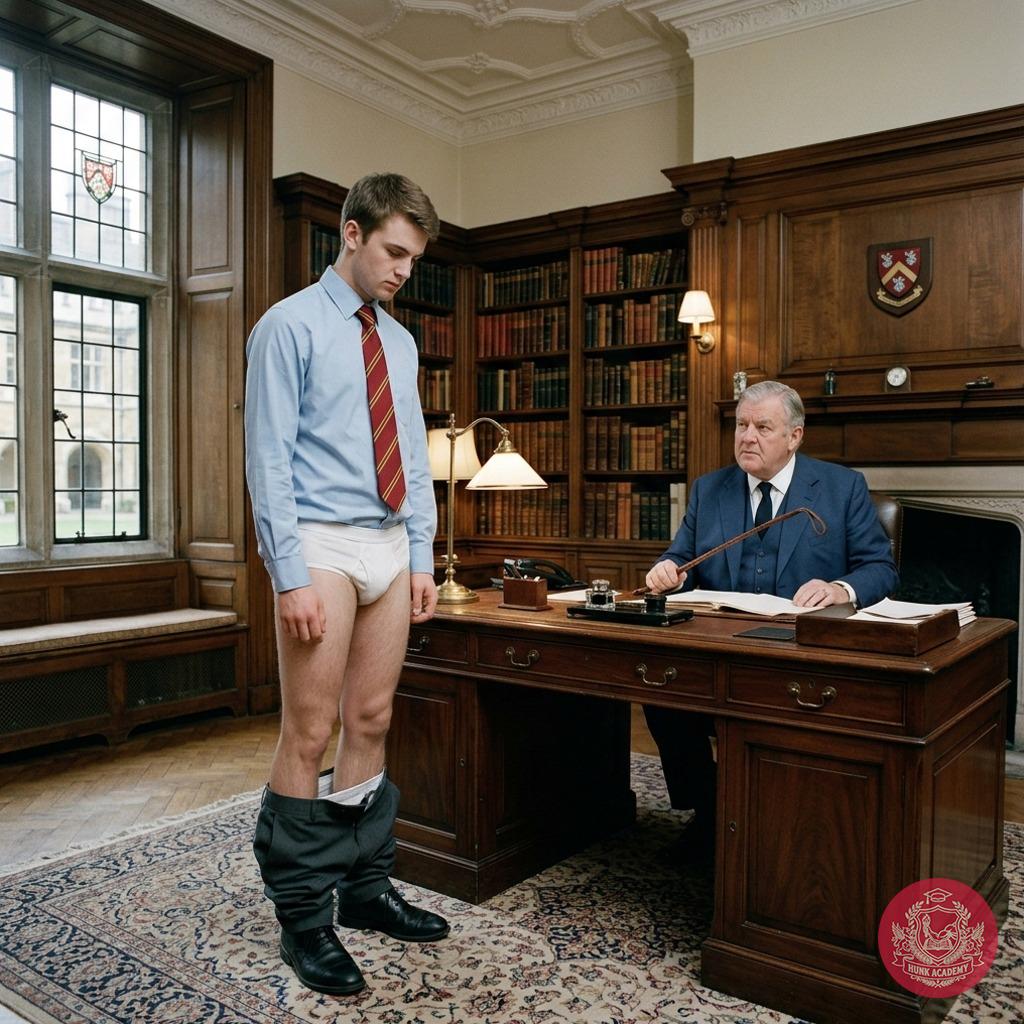 The young scholar stands corrected—lessons in poise and tradition cut deeper than any lecture. A moment of reckoning in...