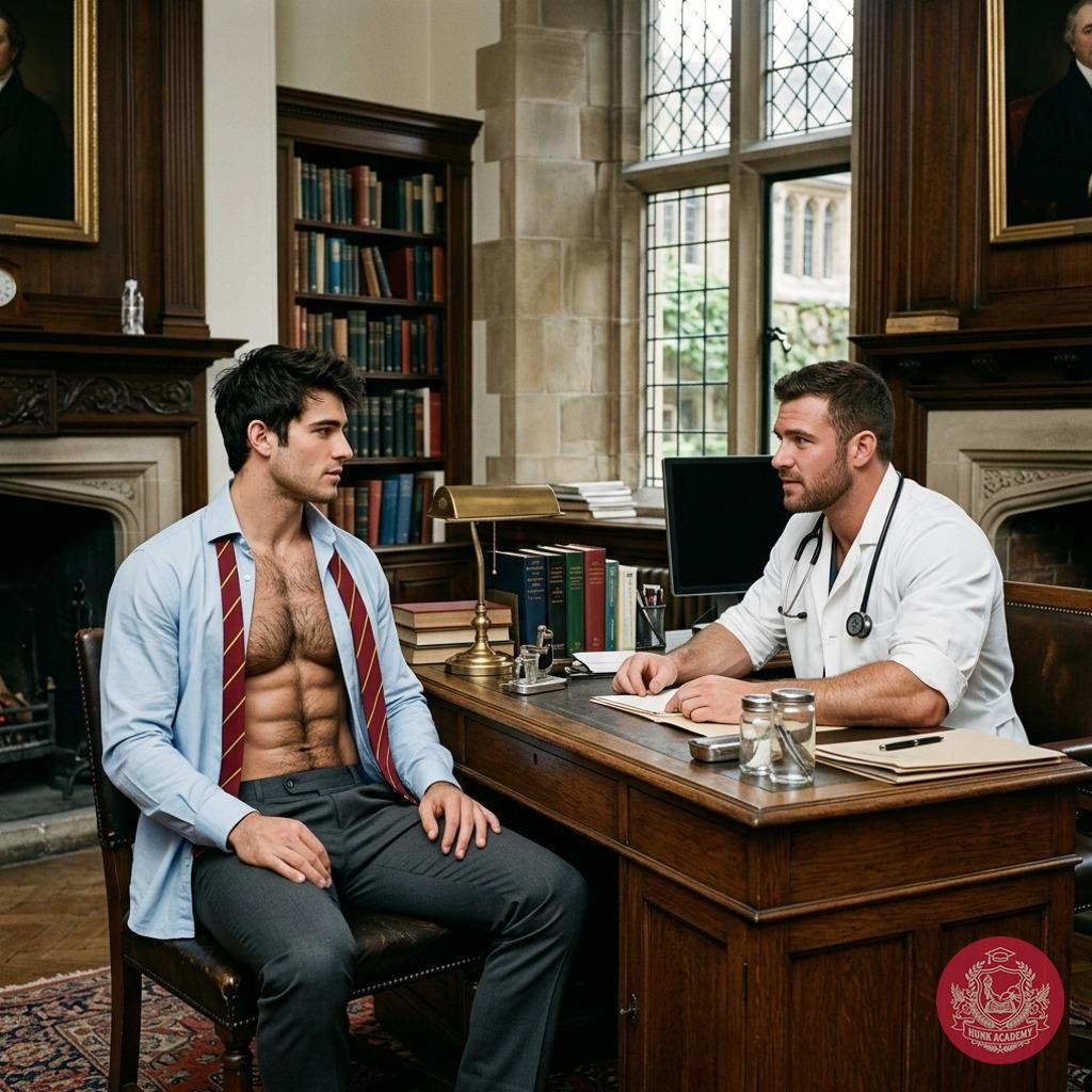 A scholar’s secret visit to the infirmary—where ancient texts meet modern care, and the lines between study and healing...