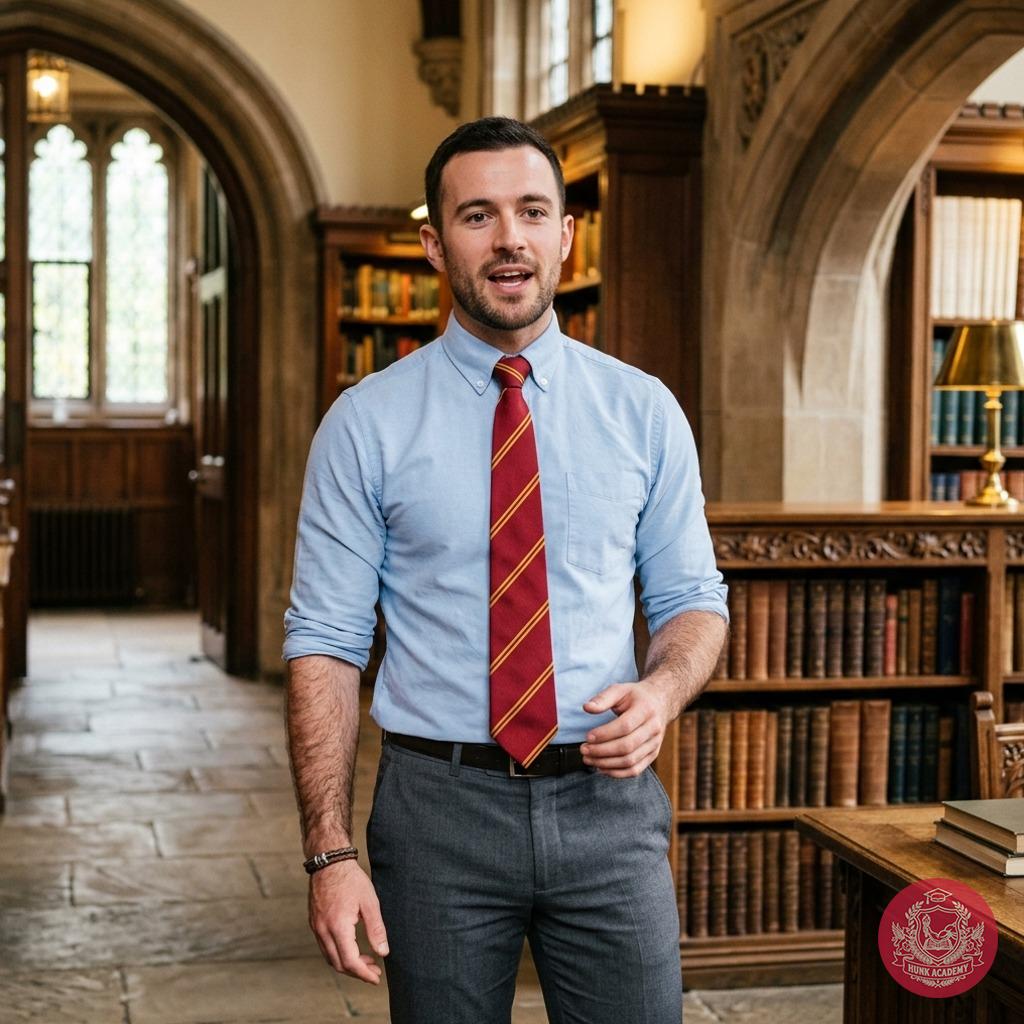 Amidst the whispers of ancient tomes and the weight of scholarly tradition, he stands—where intellect meets quiet...