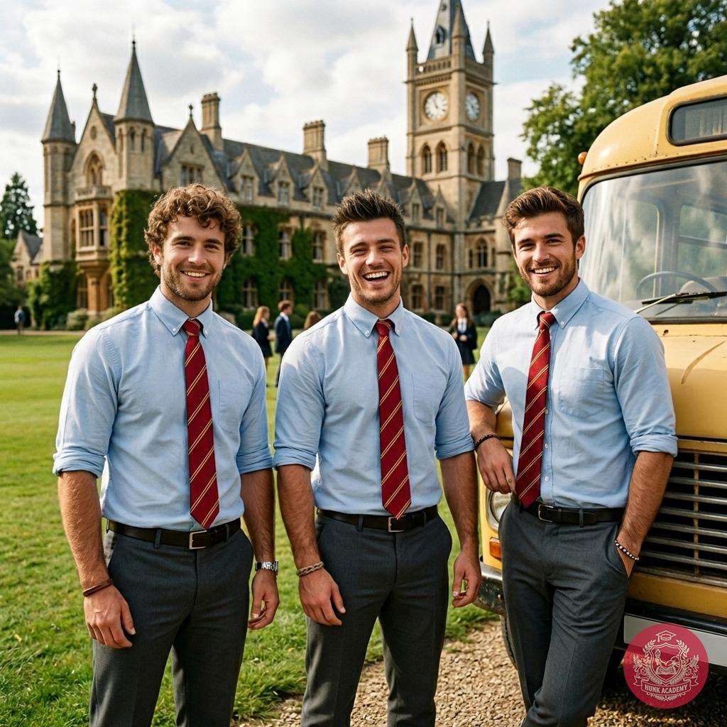 Scholars in crisp uniforms stand proud before the journey ahead—where ambition meets tradition. Every button, every tie, a...